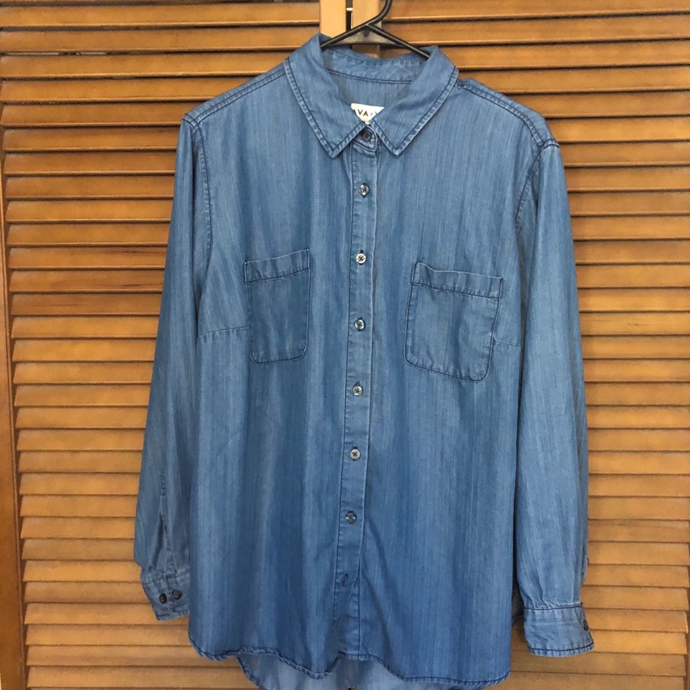Ava & Viv denim top